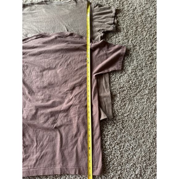 Vintage Blank 90's Brown BVD USA Made Single Stitched M/L Set of 2 T-Shirts - Picture 9 of 9